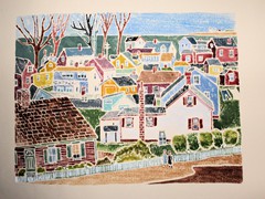 Provincetown Rooftops #1 16x20