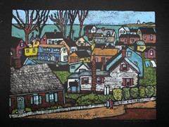 Provincetown Rooftops #2 16x20