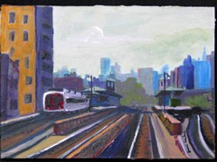 The Way to Midtown  acrylic