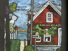 a home at last #1 16x20 black line
